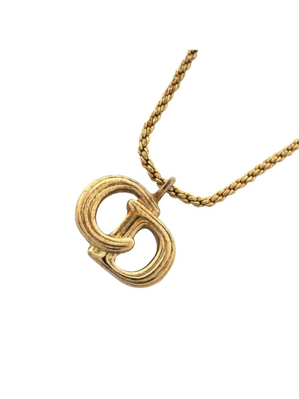 Dior Necklace CD Logo Gold Plated